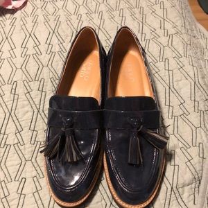 Navy Loafers